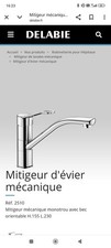 Mitigeur de cuisine Delabie