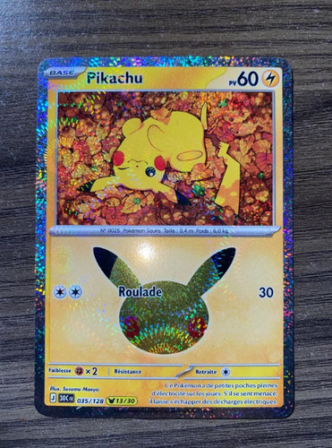 Carte pokémon pikachu - carte,