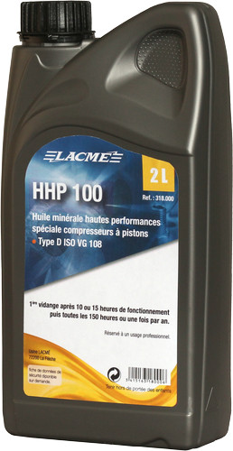 Huile compresseur hhp100 - compresseur, lacme