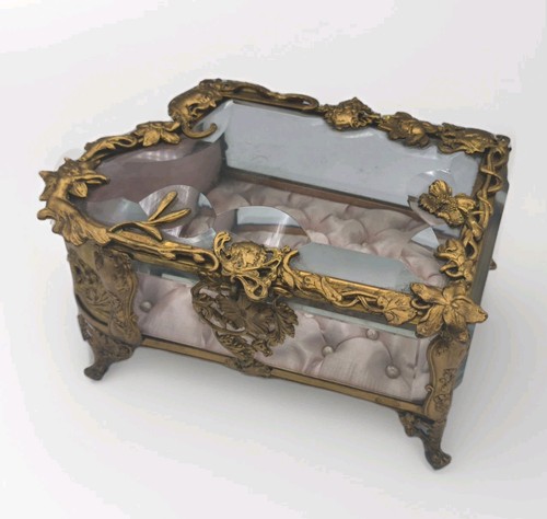 Rare boite bijoux bronze - a, en