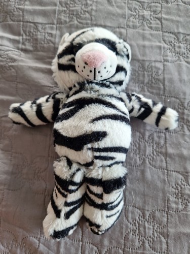 Peluche tigre blanc noir - tigre,