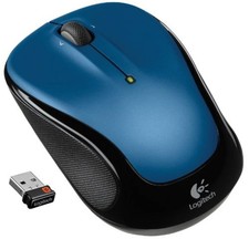 Logitech Wireless Mouse With Designed-For-Web Scrolling Blue Very Good