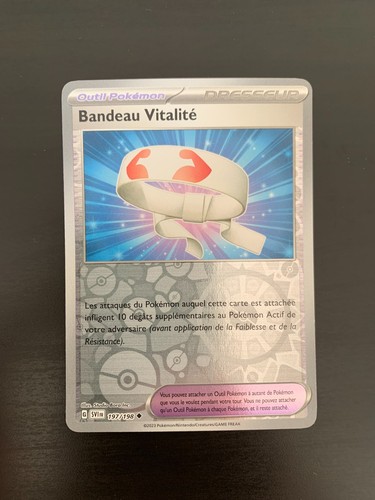 Carte pokémon reverse bandeau - reverse,