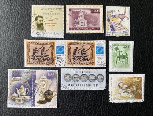 Lot timbres de hongrie - de,