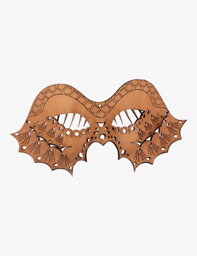Sirène cuir masque - sirène,