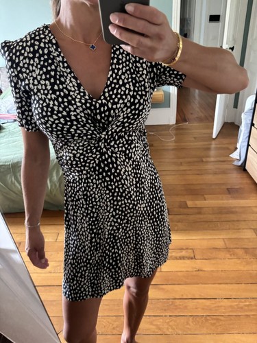 Maje robe courte imprimée