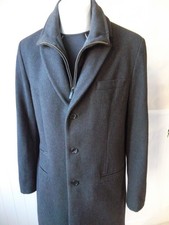  Manteau long casual en laine