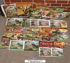 Lot of 30 Carboard Box Flaps Dino Riders 1980s Tyco Vintage