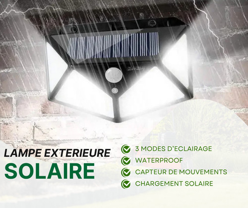Lampe solaire extérieur 100 - lampe,