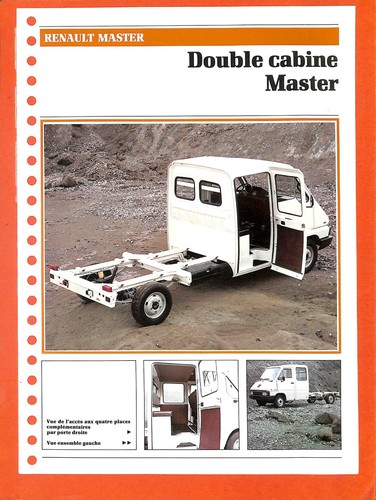 Renault master double cabine - /,