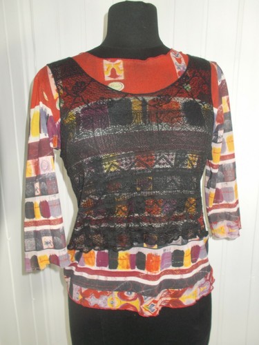 Y2k top shirt mesh aventures - y2k, t-shirt