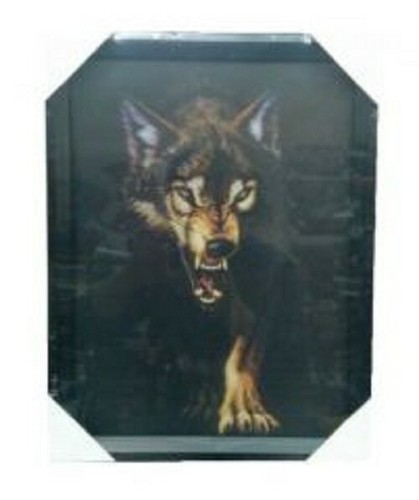 Cadre poster loup - poster, féroce