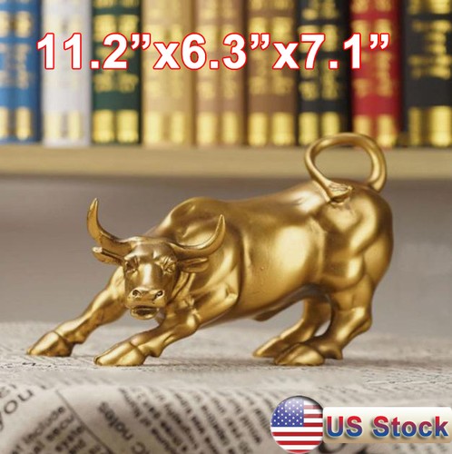 Wall street bronze bull statue - street,