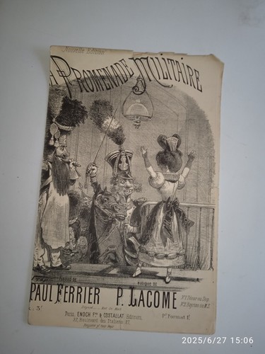 Ferrier lacome la promenade - la,