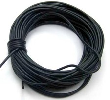 3 m CORDON NOIR EN CAOUTCHOUC
