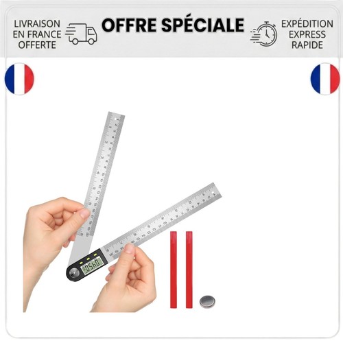 Flintronic rapporteur angle - rapporteur, d'angle