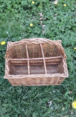 Casier bouteilles osier - casier, en