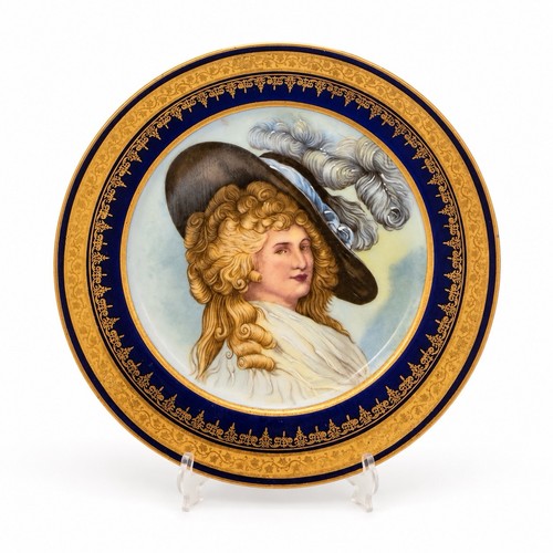Assiette décorative - , en