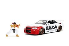 Nissan Skyline GTR R34 W/Ryu's figure Hollywood Rides