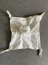 DOUDOU OURS  Blanc Et Étoiles