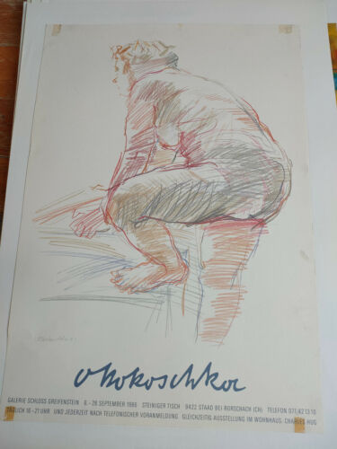 Affiche kokoschka exposition - affiche,