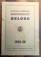1955/56 GELOSO Catalogue