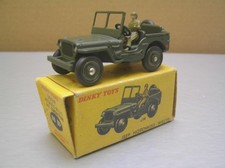 Dinky Toys 80 BP Jeep Hotchkiss Willys with turned hubs made in France MIB rare