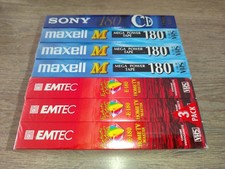 * LOT DE 7 CASSETTE VHS 180