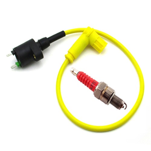 Jaune bobine bougie - +,