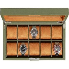 Boîte à montres en cuir à