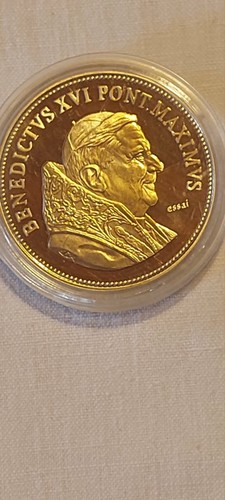 Médaille papes benoit xvi - benoit,