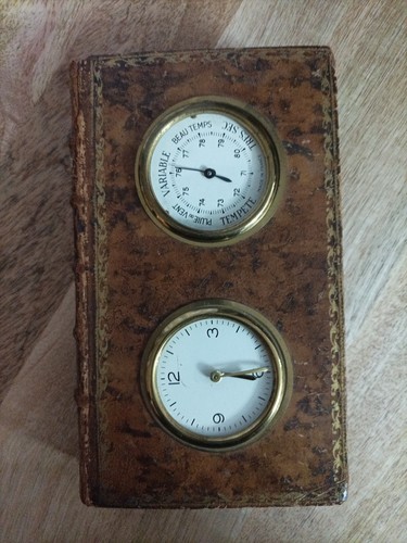 Ancien livre pendule - livre,