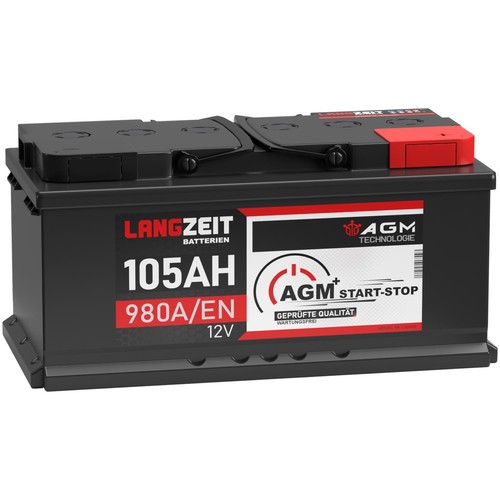 Batterie agm 105ah 12v - 12v, 980a/en