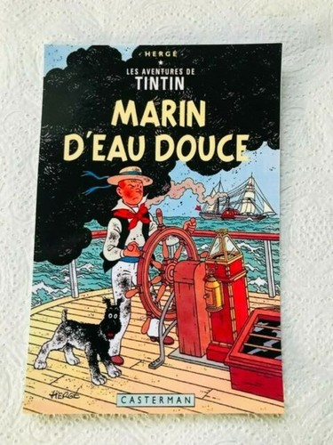 Carte postale 15x10 tintin - postale,