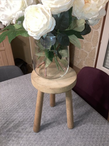 Tabouret bois brutaliste - tabouret,