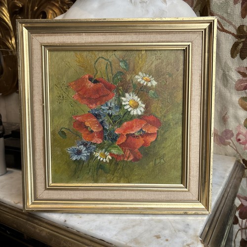 Ancien tableau huile sur - tableau,