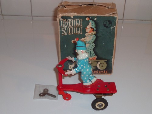 Ancien automate tin toys - tin,