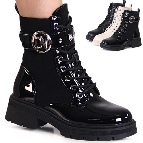Bottes biker femme - À, talons