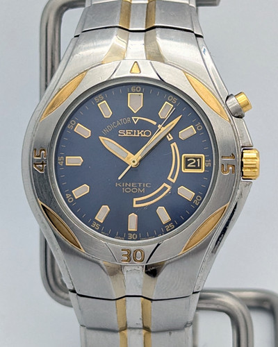 Seiko kinetic ska098 5m62 blue - kinetic,