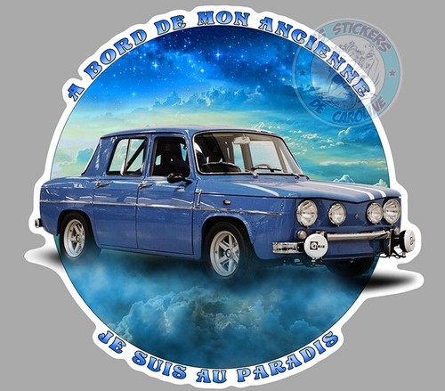 Autocollant gordini renault - r8,