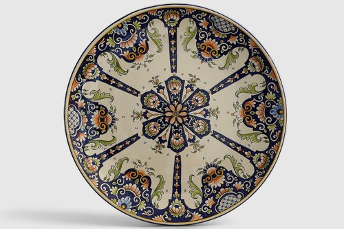 Grand plat desvres géo - plat, martel
