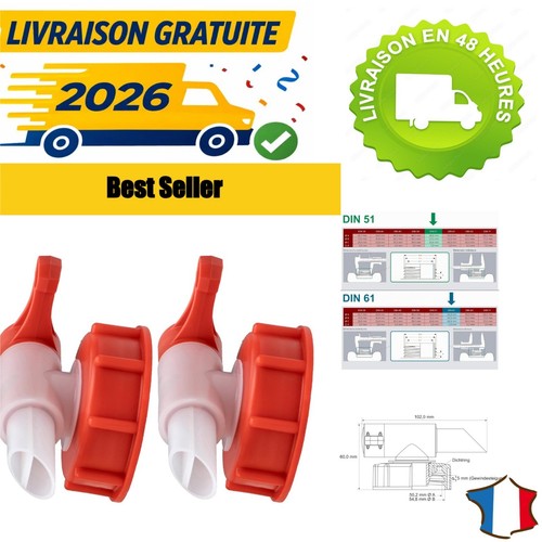 Robinet soutirage bidon 5l - de,