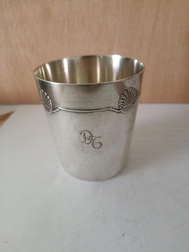 Timbale argent signé - timbale,