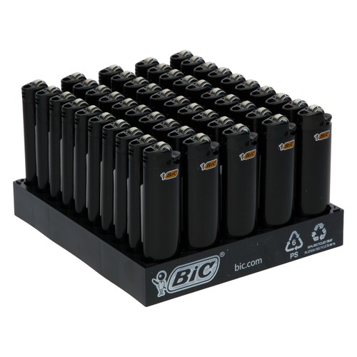 Briquet bic all black x50 - black,