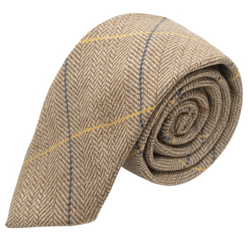 Cravate tweed motif - en,