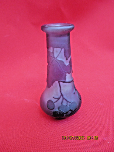 Gallé authentique vase signé - vase,