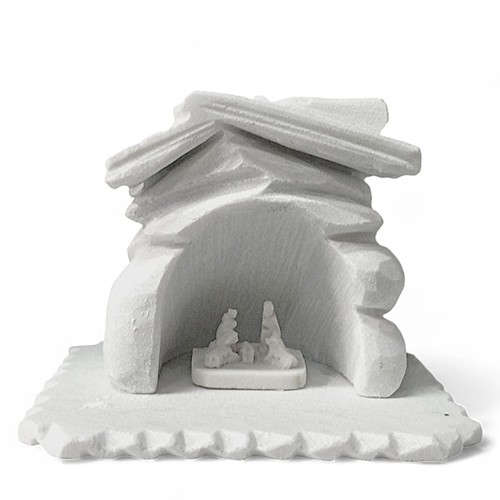 Crèche marbre blanc de - marbre,
