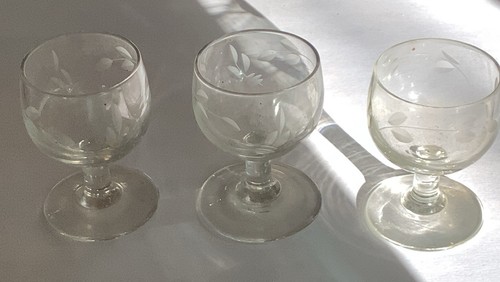 Lot verres pied pour - de,