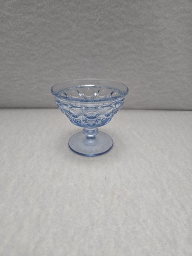 Vintage sherbert bowl ice blue - sherbert,