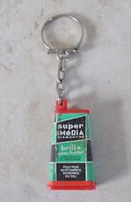 Antique Vintage SUPER IMMEDIA Polish Plastic Keychain 1960s France